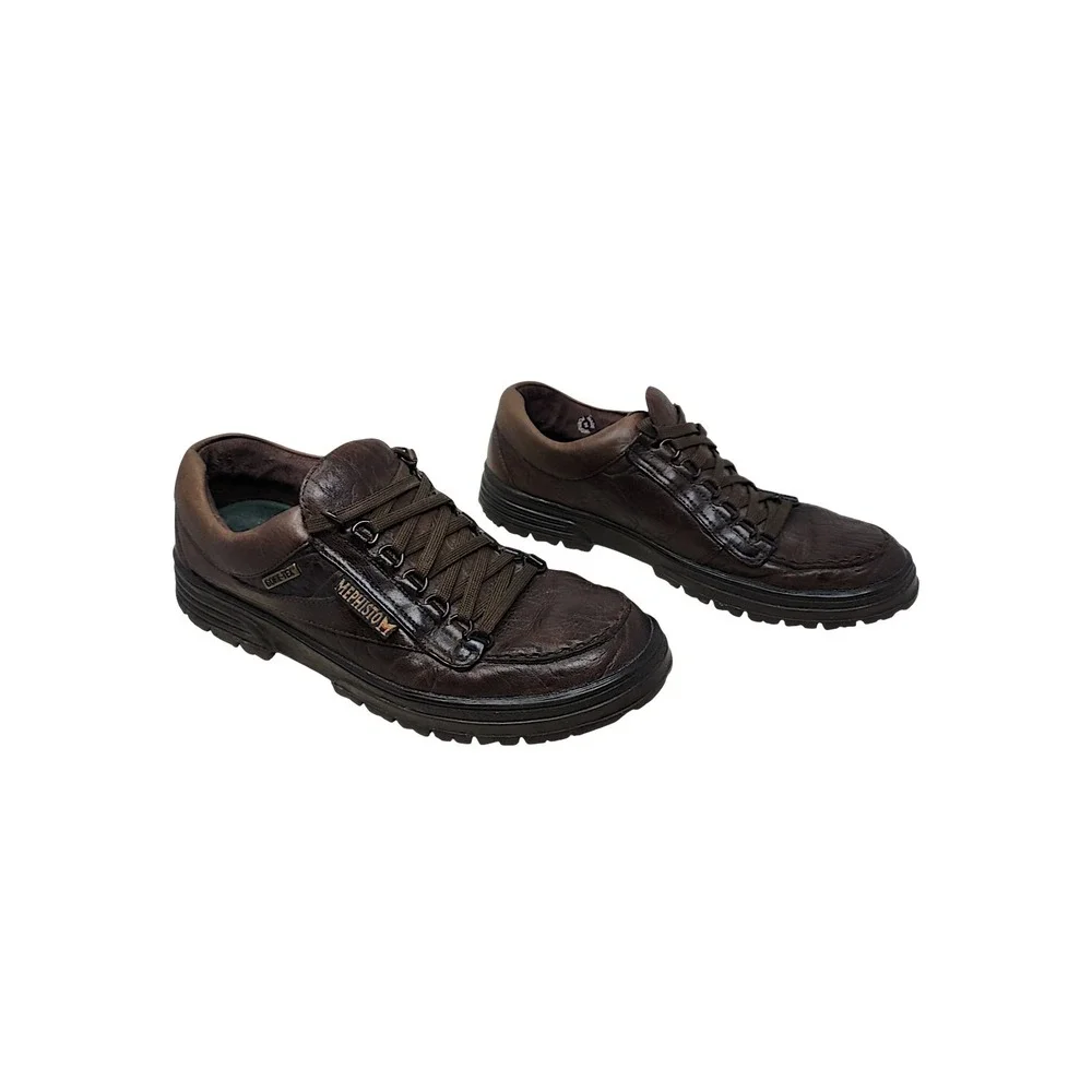 Mephisto Cruiser Walking Shoes 11 Men Brown Mamouth Grain Leather Shock Absorber